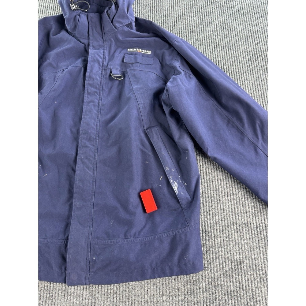 Field Stream Hydro Suit Jacket Medium Blue Outdoor Hunting Rain Pants Large - Picture 2 of 16